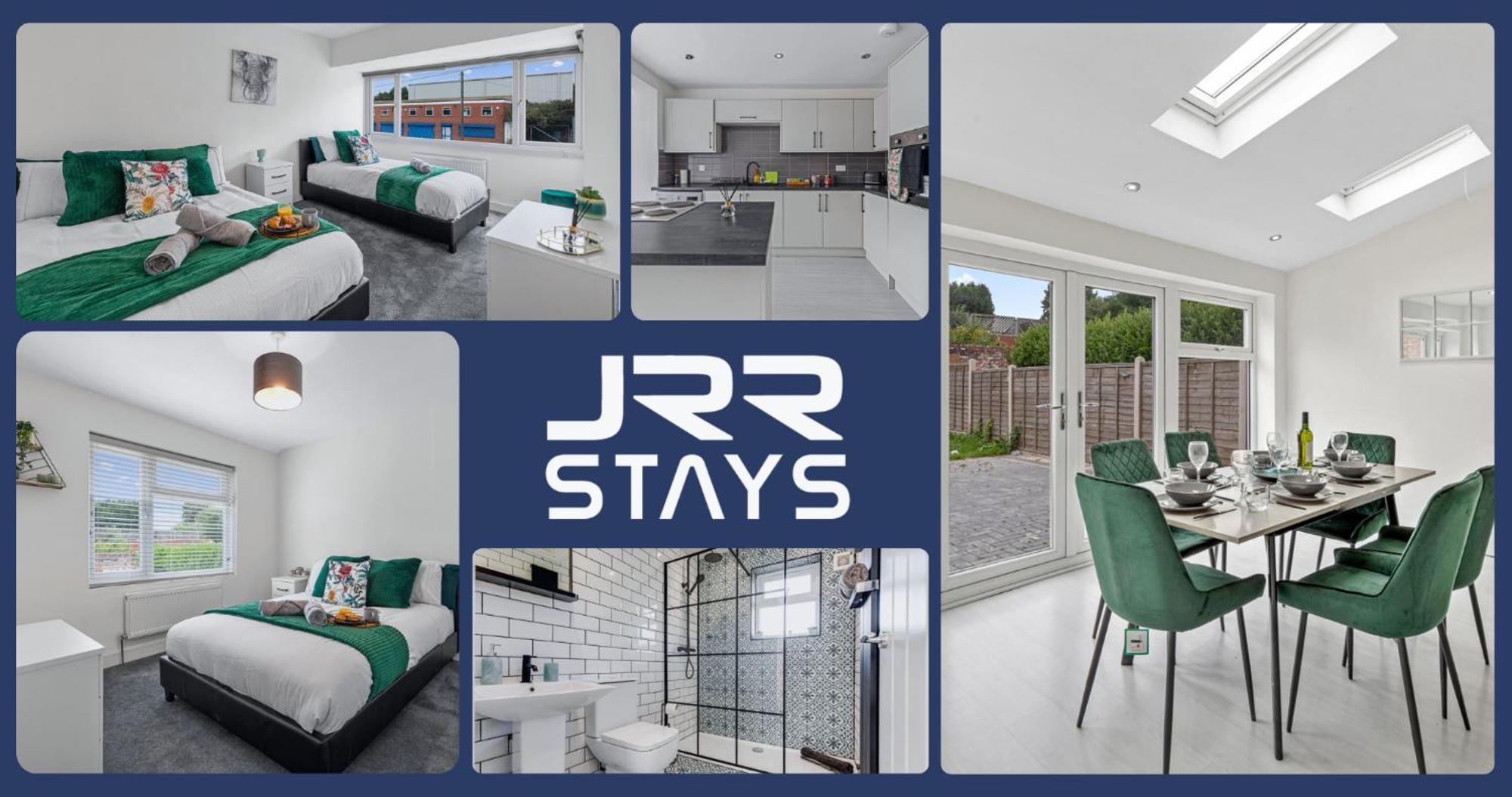 Tipton 3 Bedroom House Garden Sleeps 7 - Jrr Stays Coseley Buitenkant foto